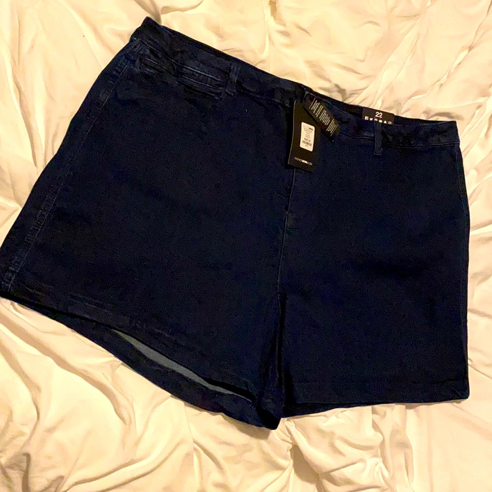 Plus size Denim shorts